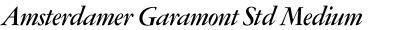 Amsterdamer Garamont Std Medium Italic (P)